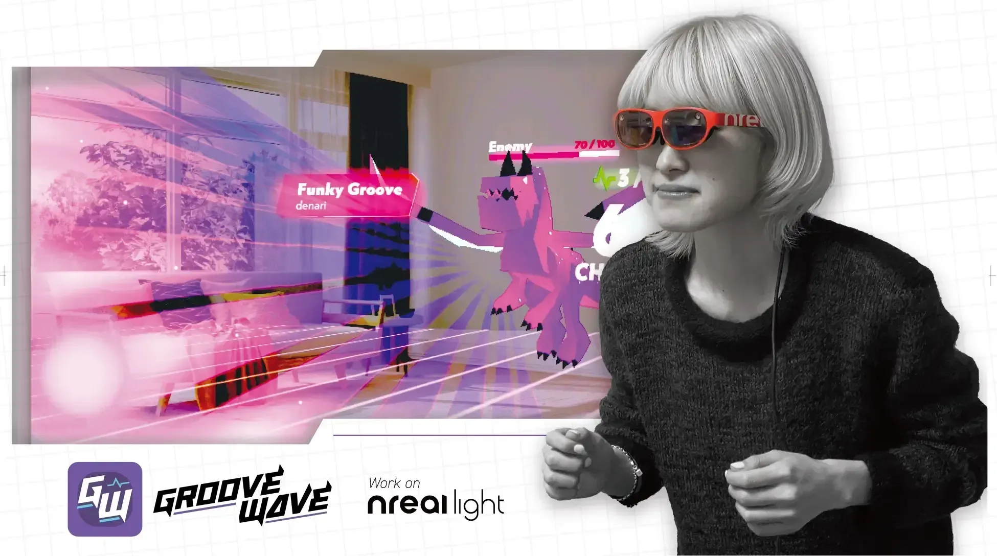 ARエンタメ開発のGraffity、AWE AsiaにARグラス向け寿司ゲームとリズムゲームを出展
