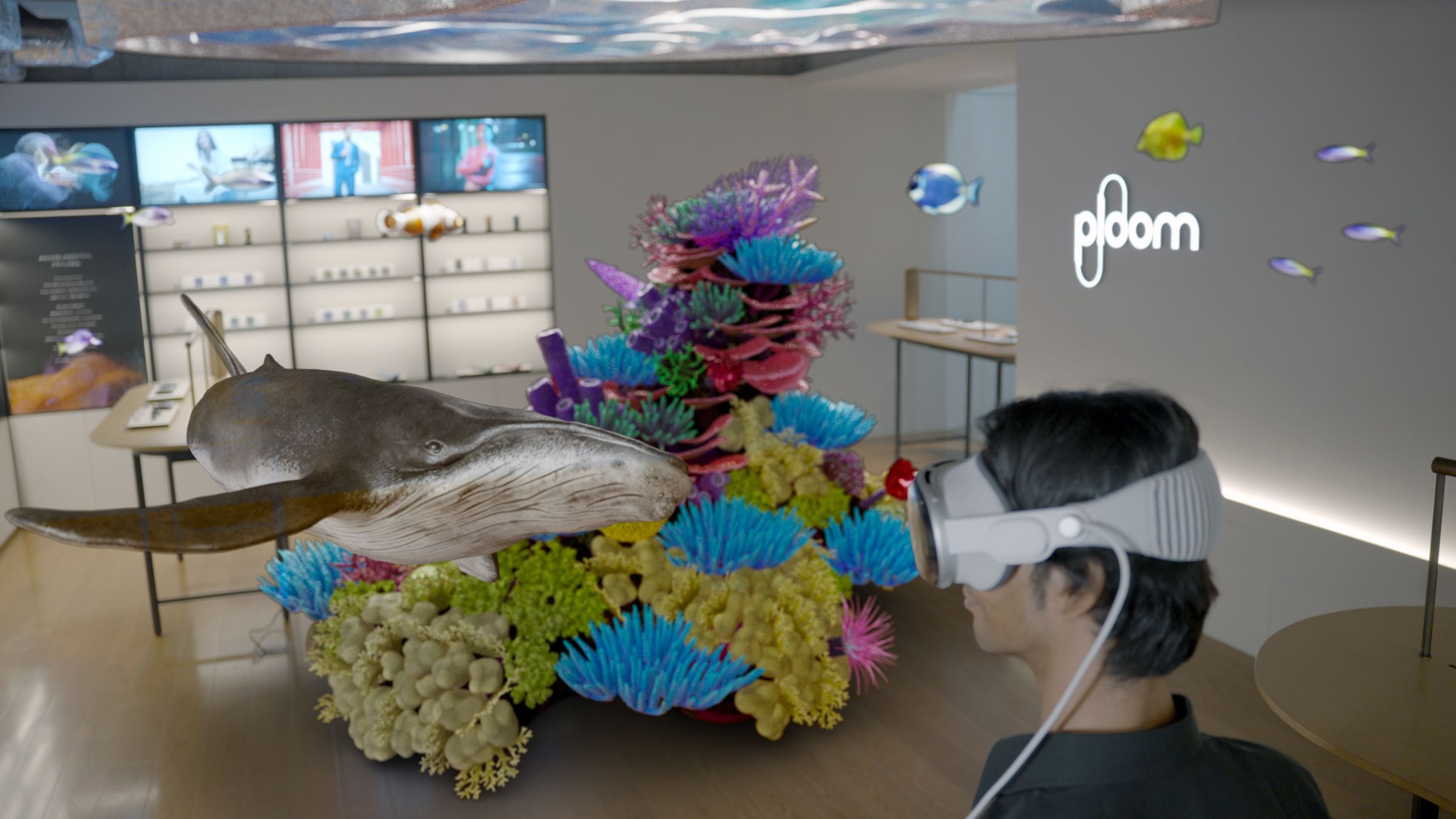 Apple Vision Proを活用した空間映像体験 「Ploom Dive」